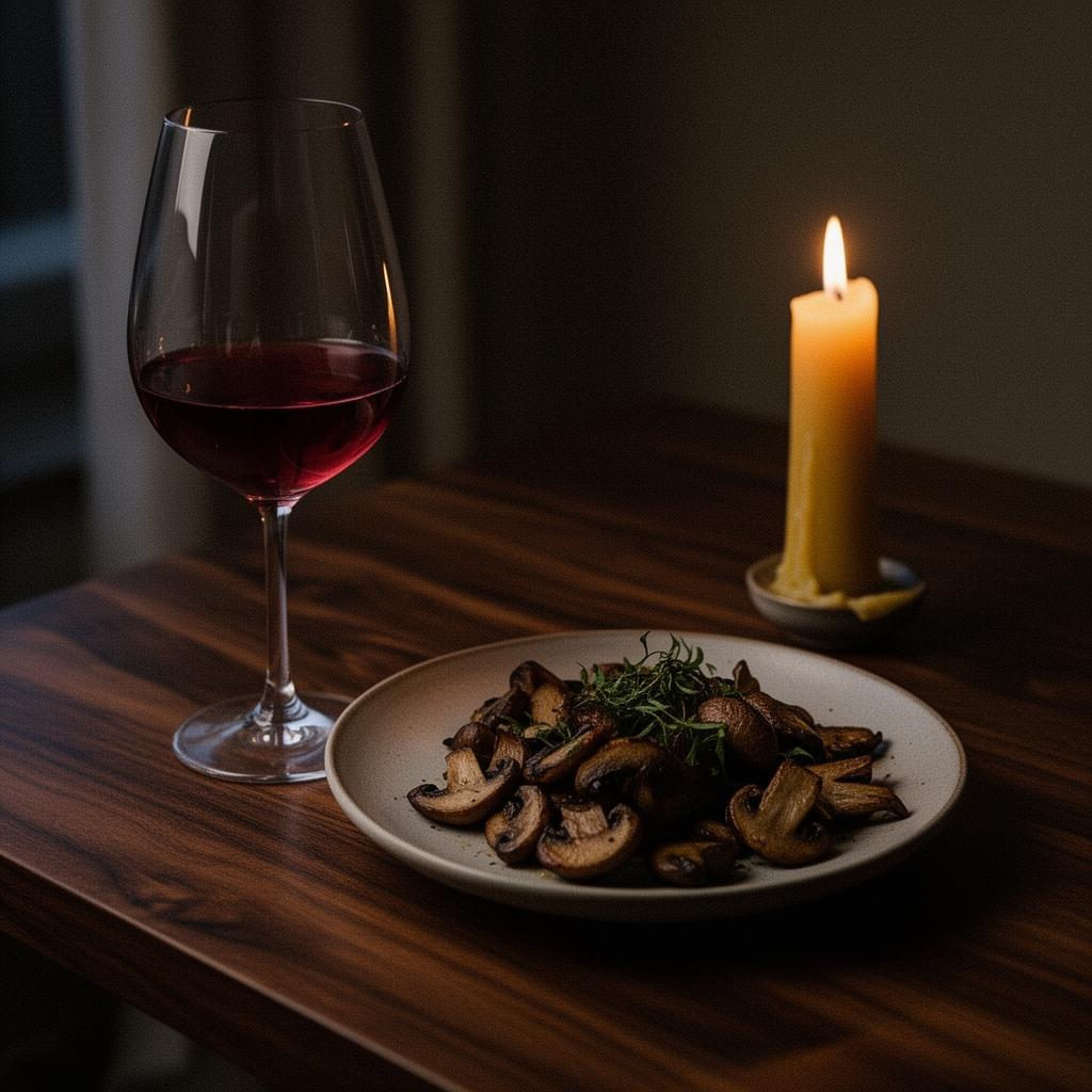 Stimmungsbild Olivia: Pilze, Wild, gereifte Käse